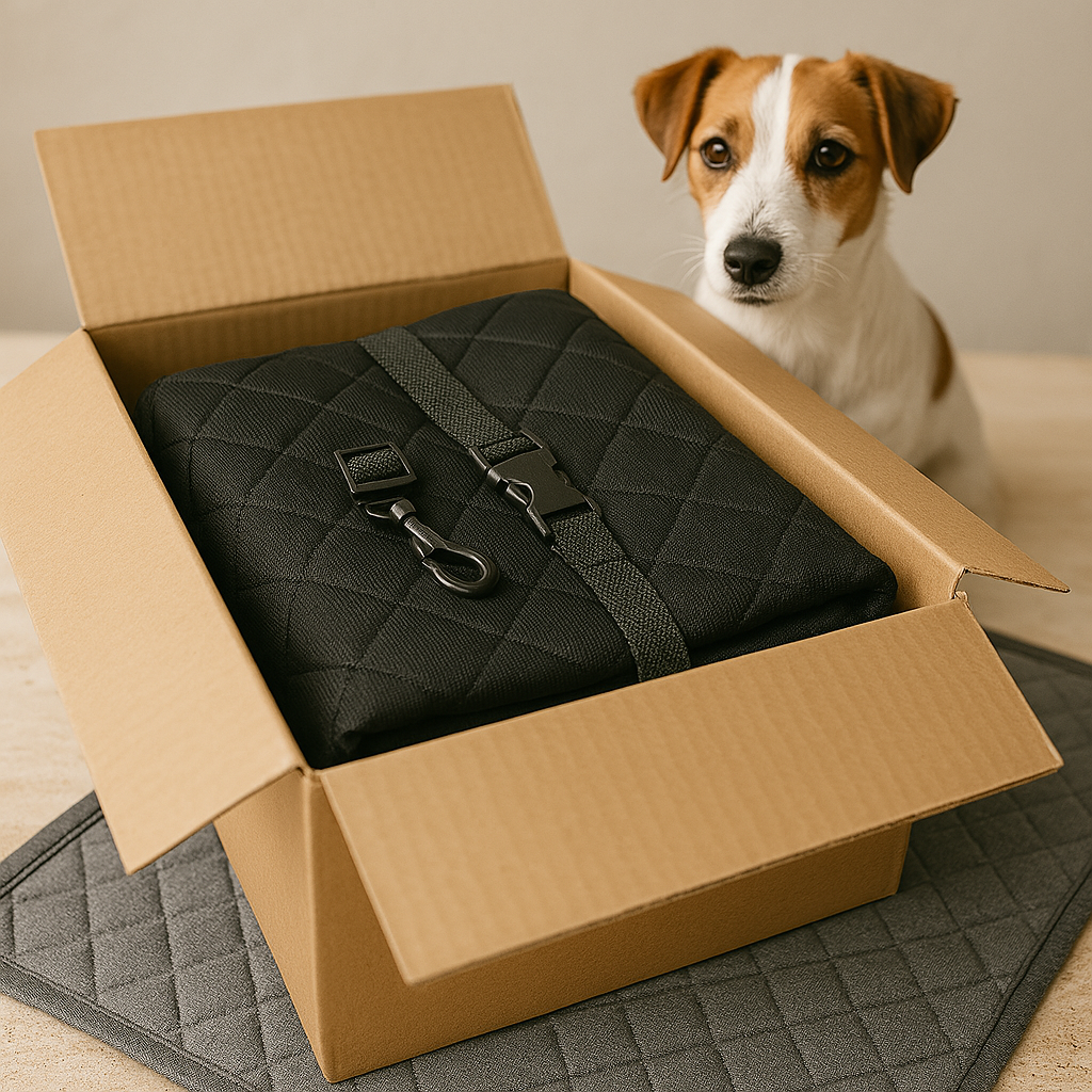 Couverture de siège auto pour chien - idéal pour les voyages