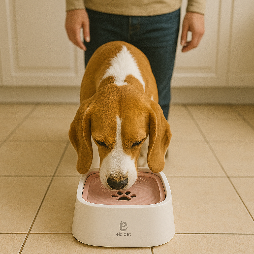 Gamelle d’eau pour chien anti débordement