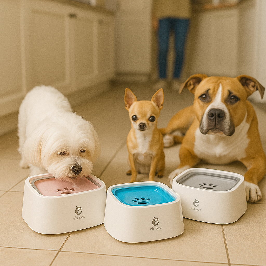 Gamelle d’eau pour chien anti débordement