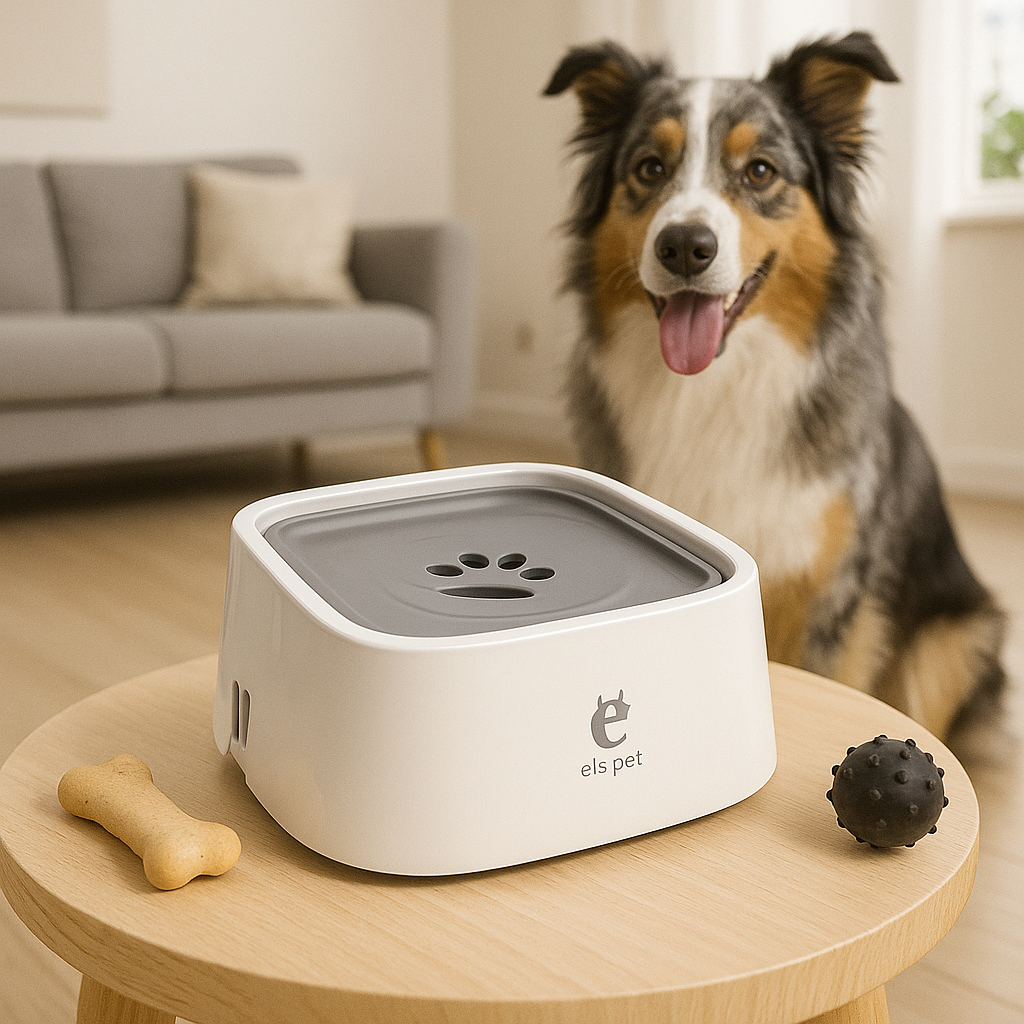 Gamelle d’eau pour chien anti débordement