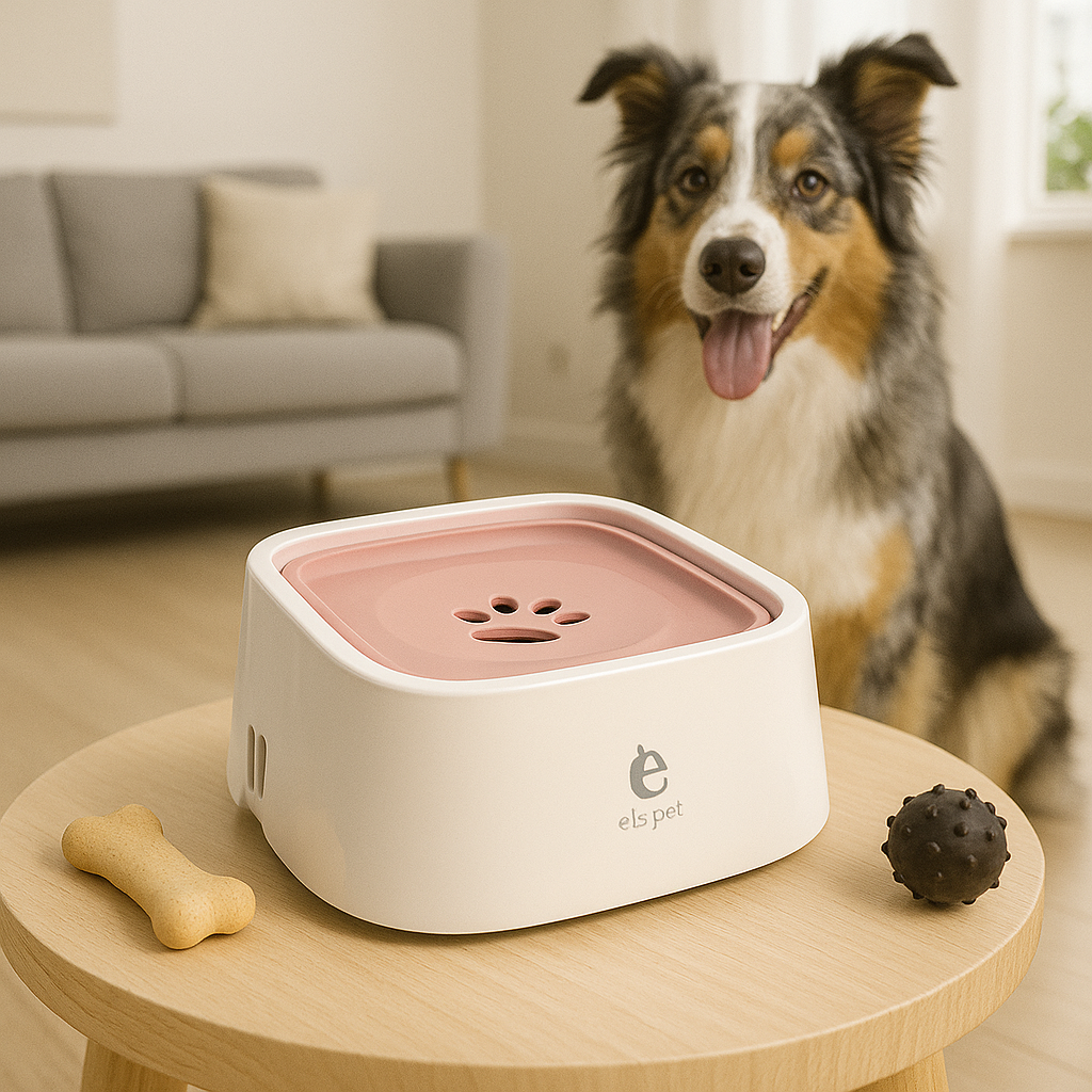 Gamelle d’eau pour chien anti débordement
