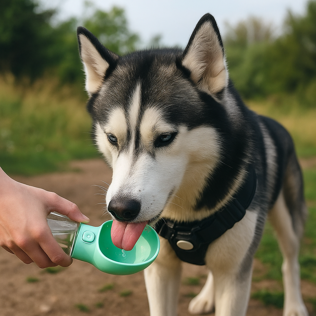 Gamelle d’eau portable pour chien