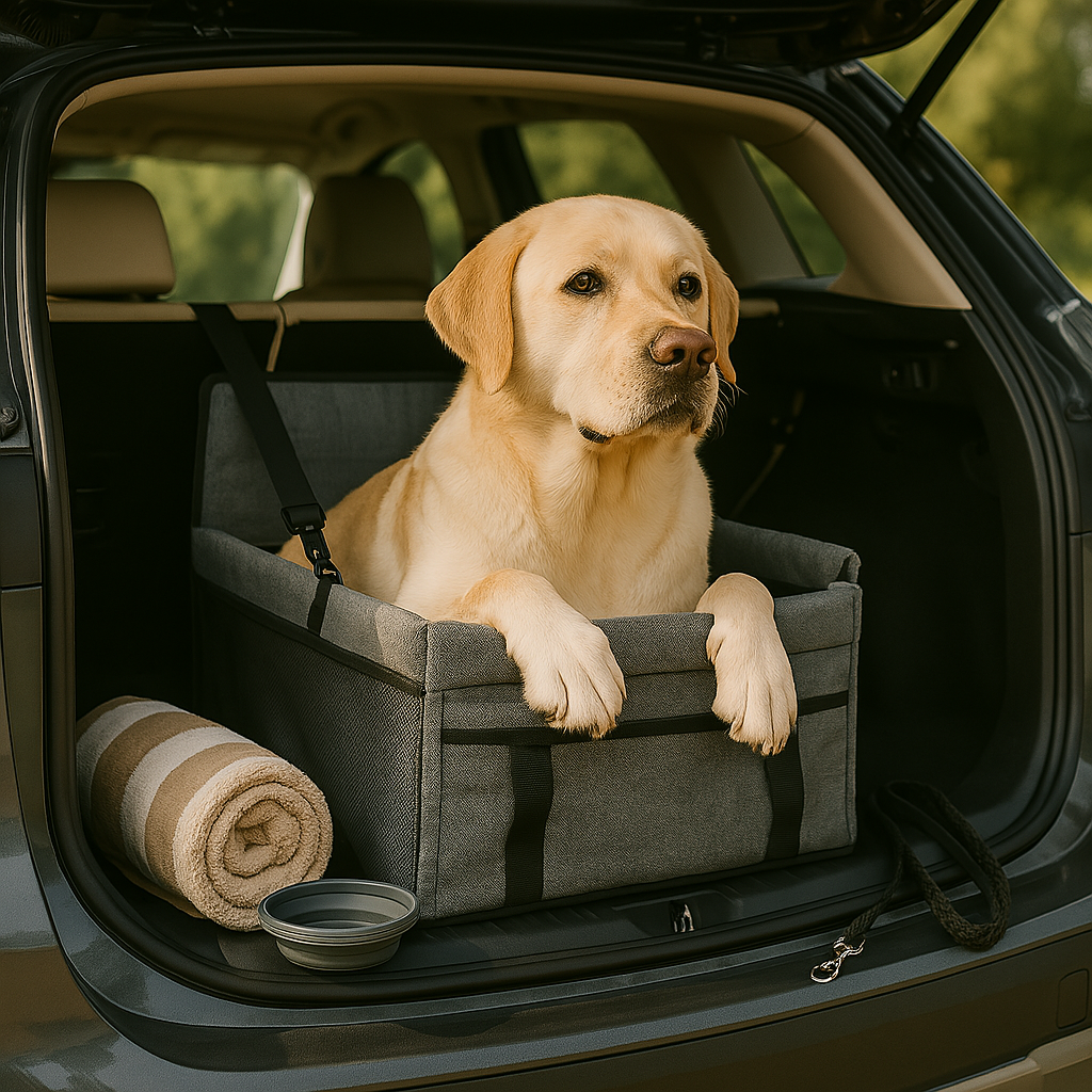 Panier de transport pour chien - siège auto