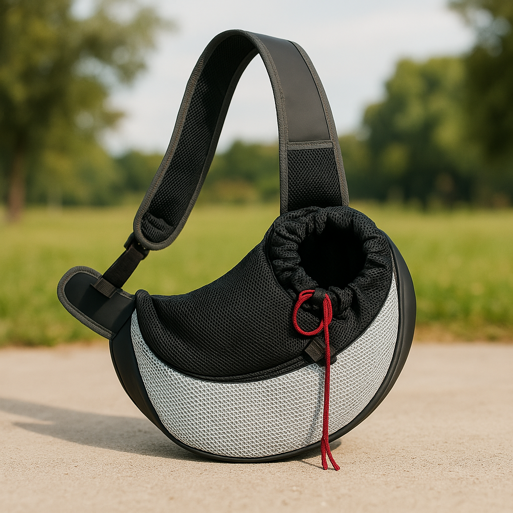 Sac à bandoulière pour transporter un chien