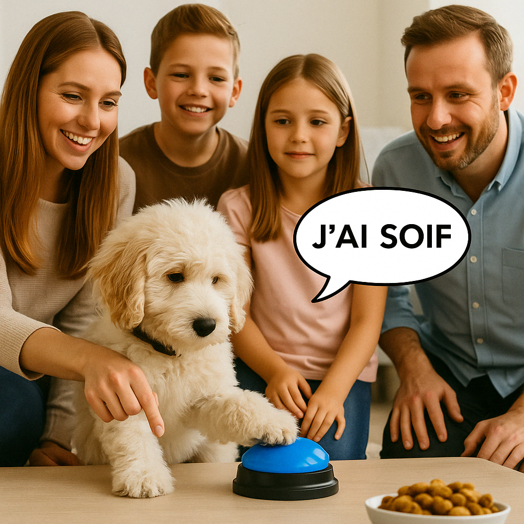 Enregistreur éducatif de son pour chien