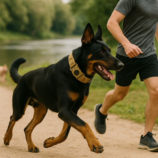 Collier pour chien avec étui Airtag intégré