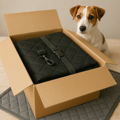 Couverture de siège auto pour chien - idéal pour les voyages