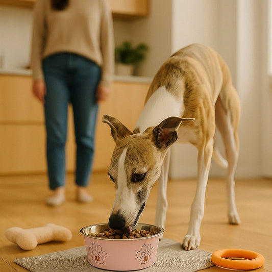 Gamelle coloré pour chiens - Eau ou croquettes