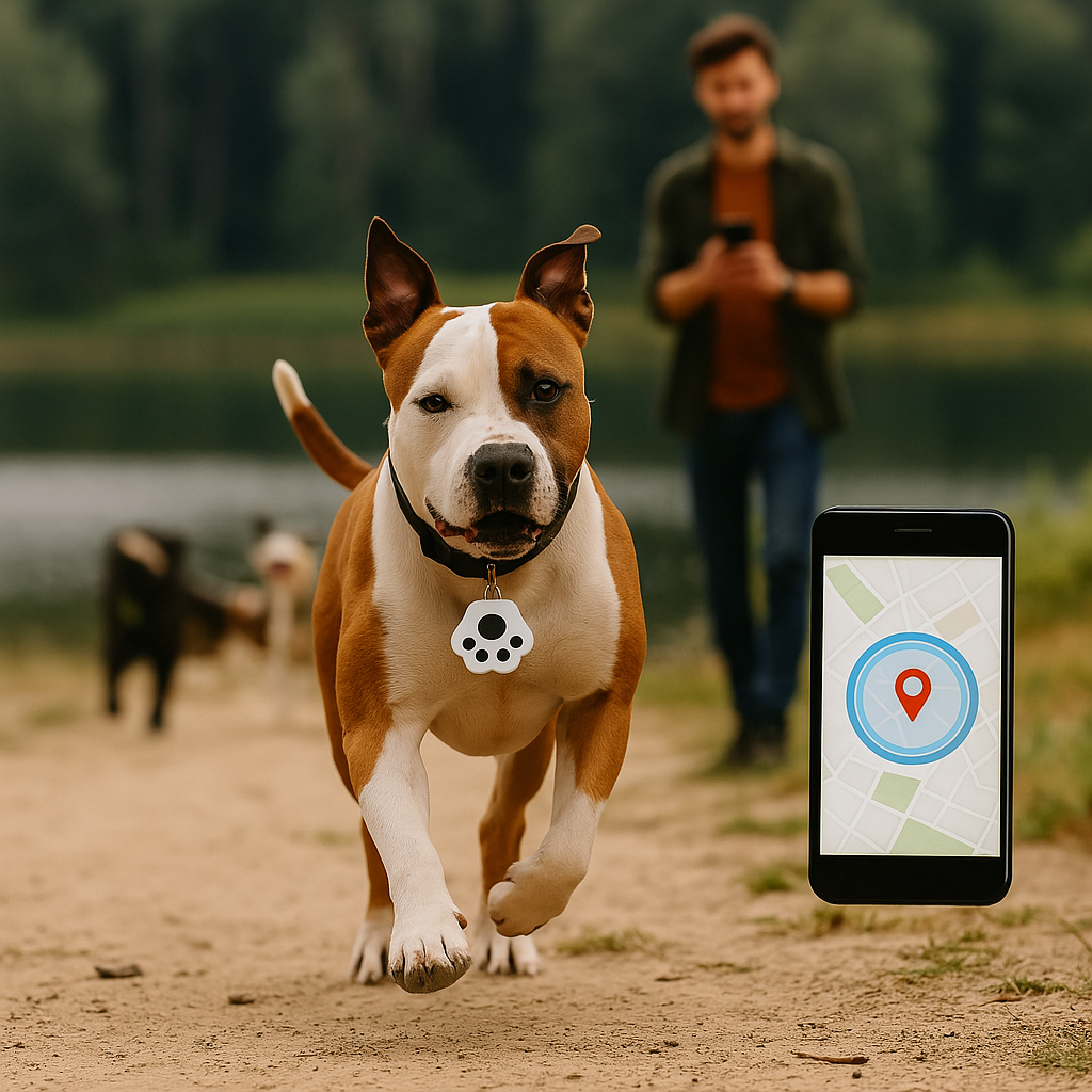 Mini Localisateur Pendentif Bluetooth pour Chien