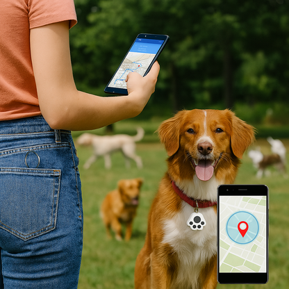 Mini Localisateur Pendentif Bluetooth pour Chien