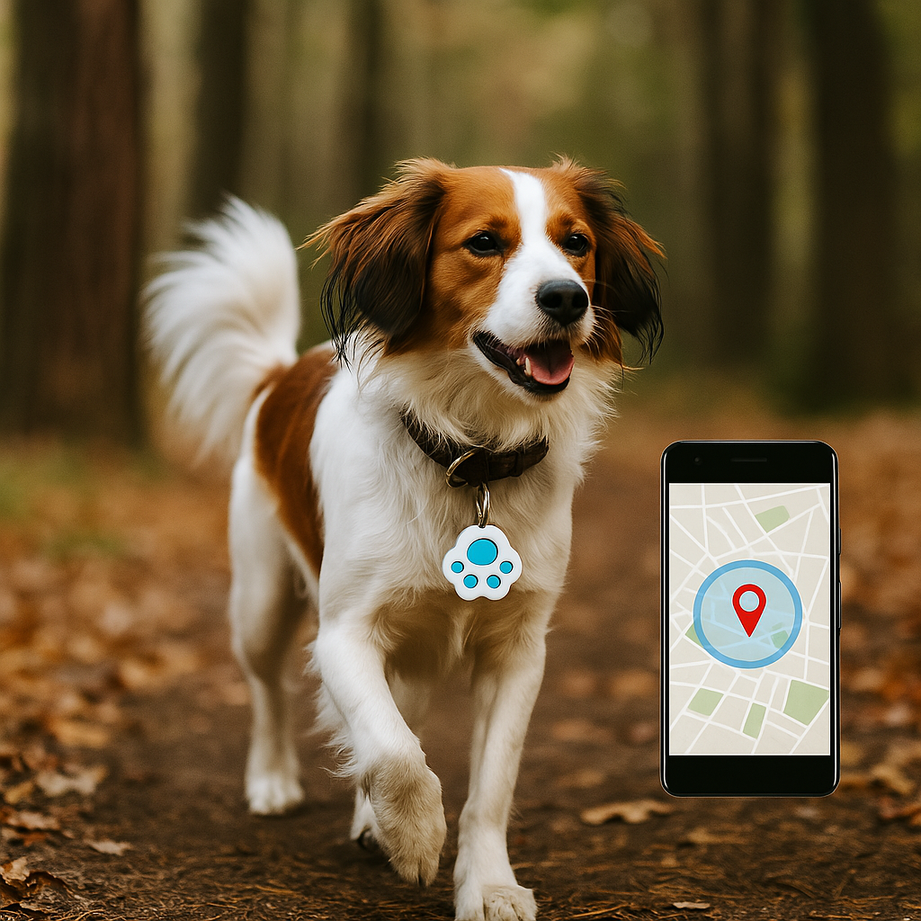 Mini Localisateur Pendentif Bluetooth pour Chien