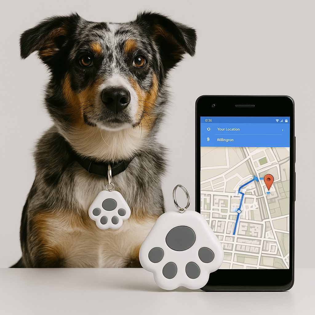 Mini Localisateur Pendentif Bluetooth pour Chien