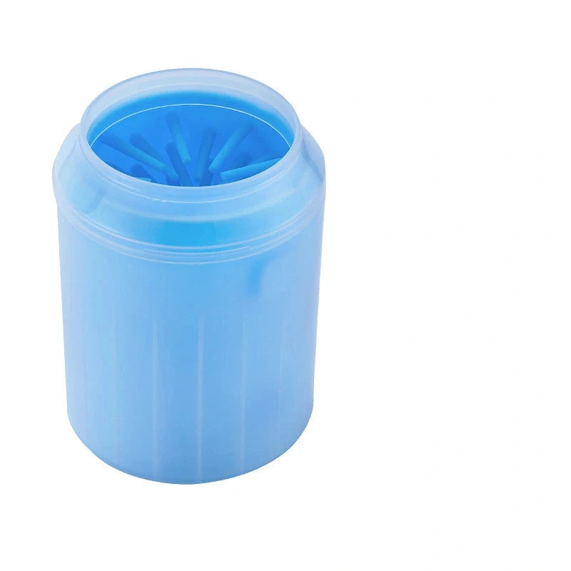 Nettoyeur de pattes pour chien - nettoyage doux et facile bleu