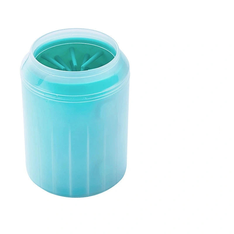 Nettoyeur de pattes pour chien - nettoyage doux et facile vert